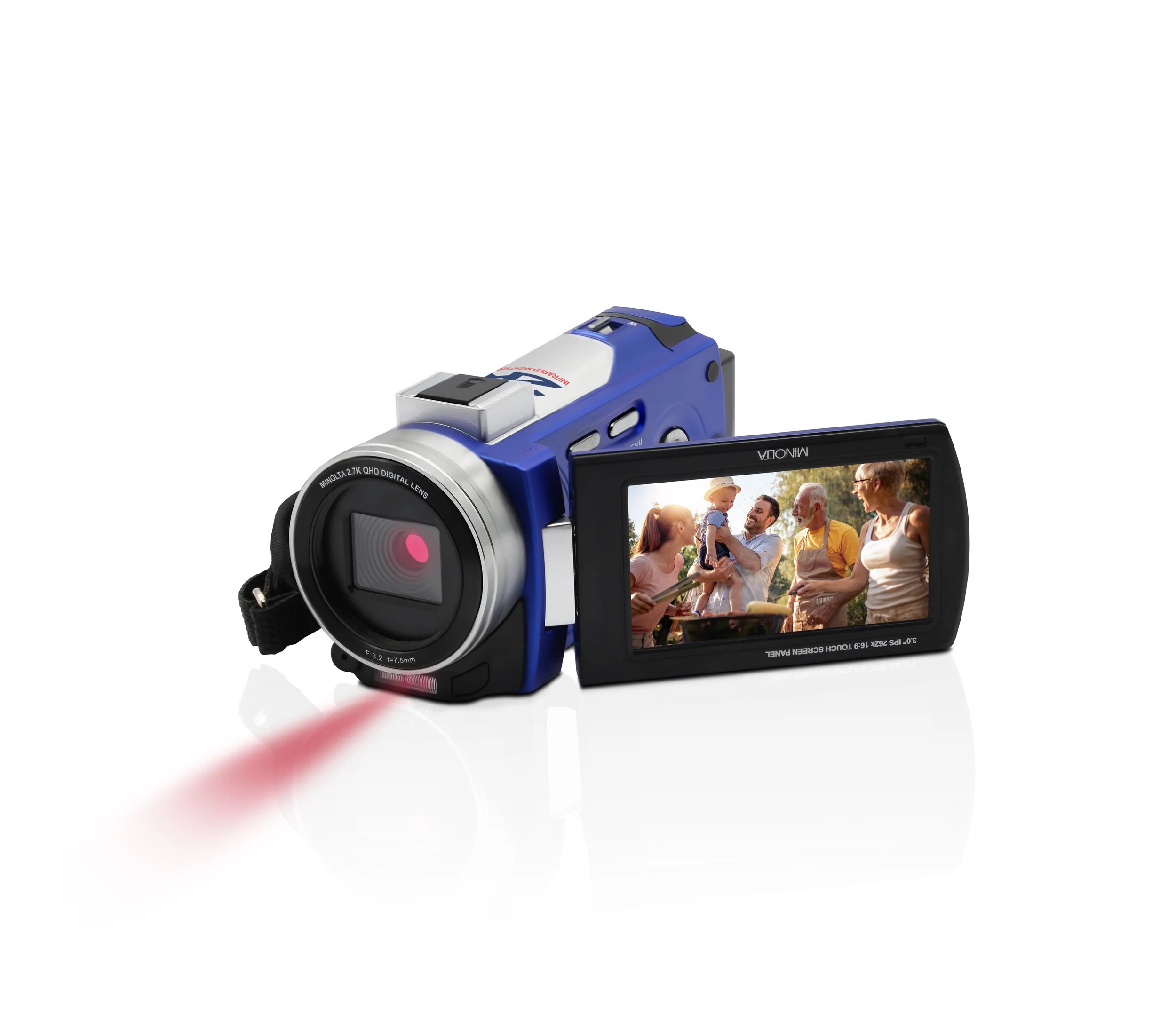 MN2K50NV - 2.7K Quad HD / 48MP IR Night Vision Camcorder — Minolta